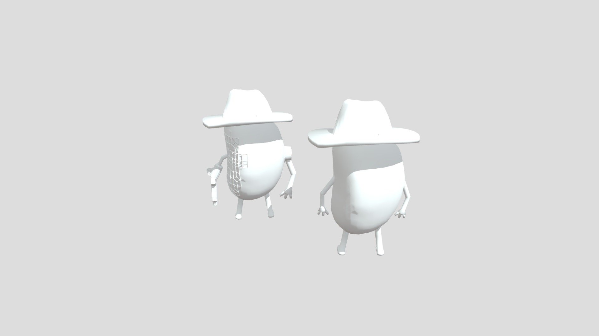 Normal mr.p + cyborg mr.p