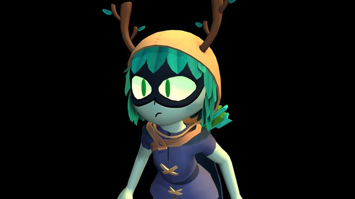 Huntress Wizard - Adventure Time 3D Model