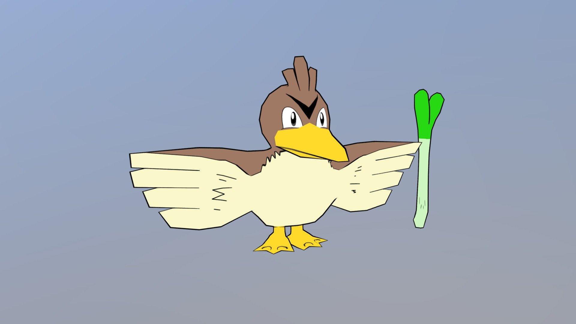 Pokemon Farfetch'd 3D print model