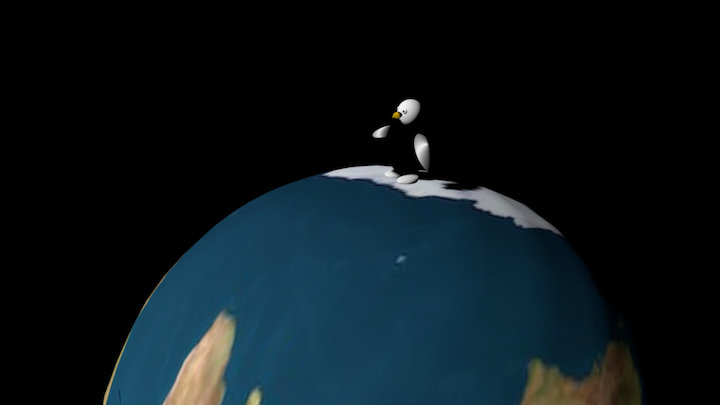 dago moon earth 3D Model