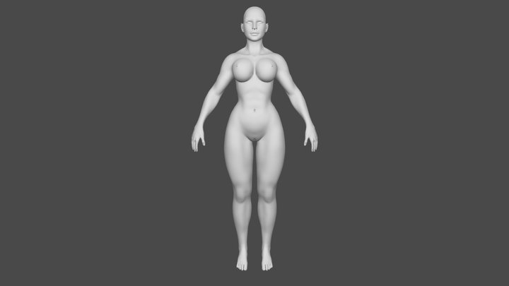 Base Mesh Female Pack + Animations and Textures 3D Model