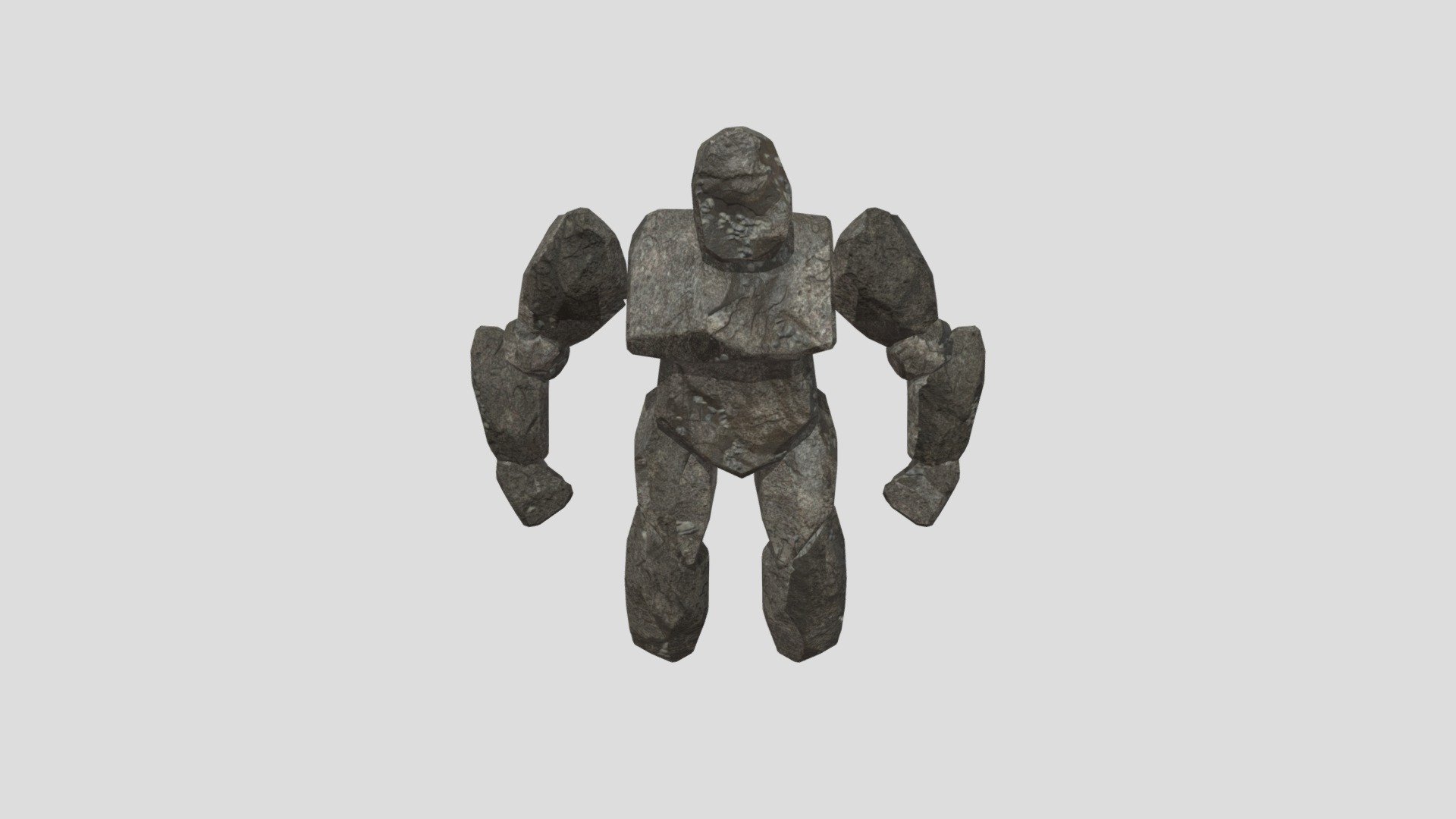 Rock Man - Download Free 3D model by Pixeltex [6633437] - Sketchfab
