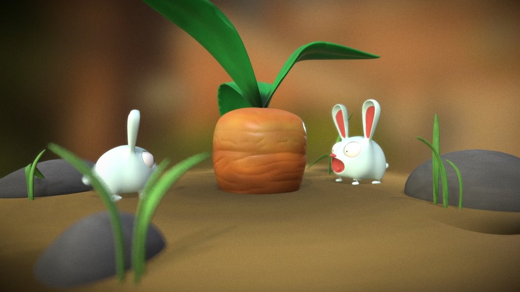 Rabbits - 3D model by macz055 (@macz) [66343a1] - Sketchfab
