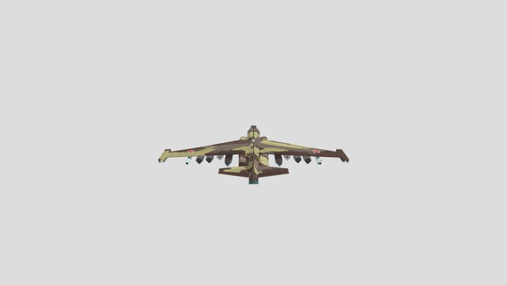 SU-25 3D Model
