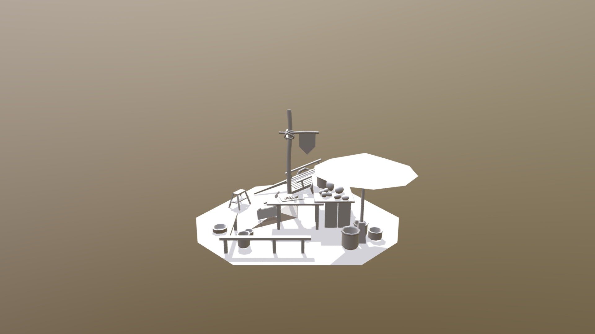 Stall_Texture - 3D model by hlkami [6634a88] - Sketchfab