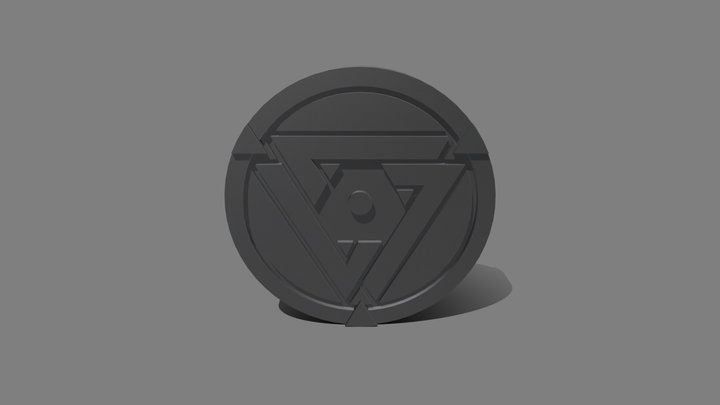 Degenesis Silver Coin One 3D Model