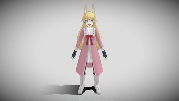 Hinata Tachibana (Fabiniku) 3D Model