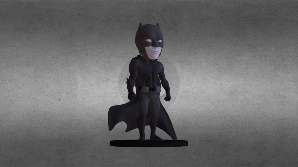 Chibi Batman - 3D Model By Sara (@sara3d) [663712d] - Sketchfab