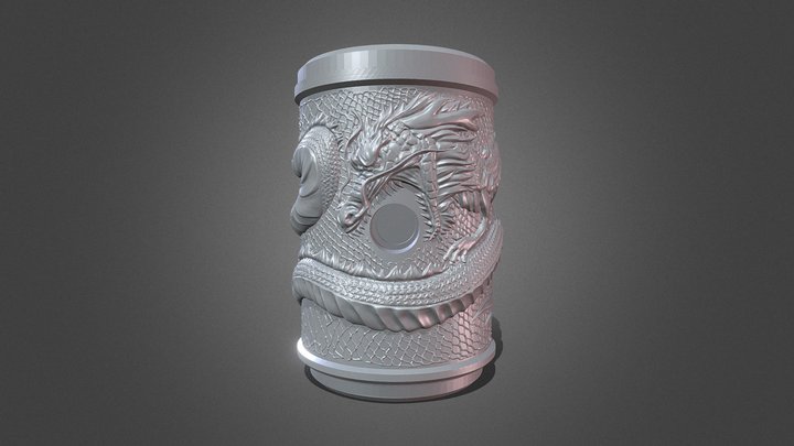 Dragon relief 3D Model