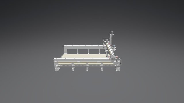 Custom CNC Machine 3D Model