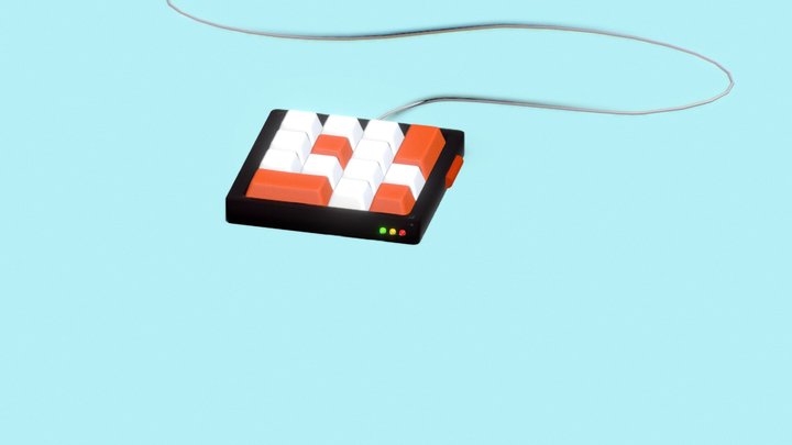 Tiny keyboard 3D Model
