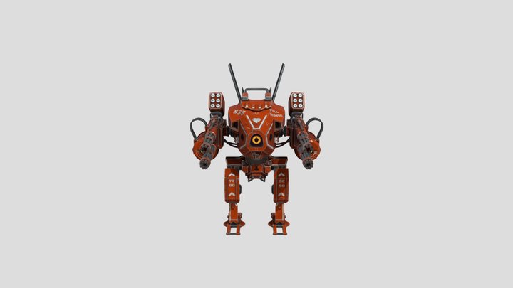 Warden 3D Model