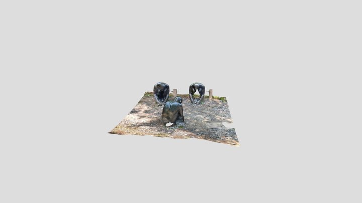 배형경 생각하다 Thinking 3D Model