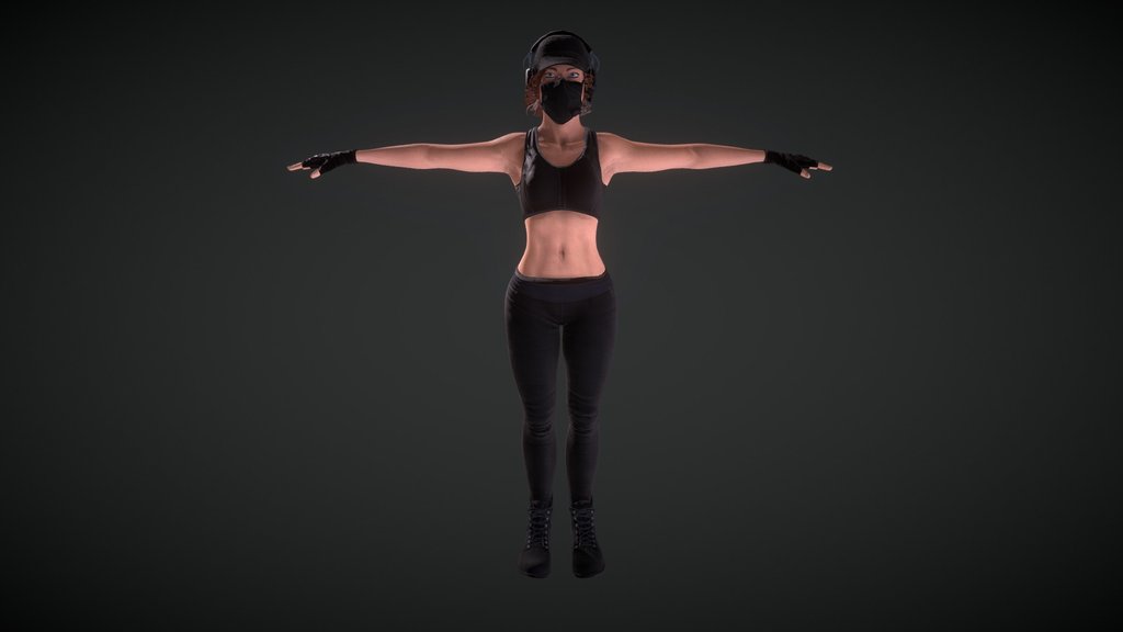 Sci- Fi Female Warrior