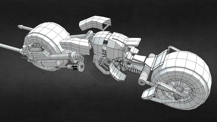 The Bat pod - The Dark Knight 3D Model
