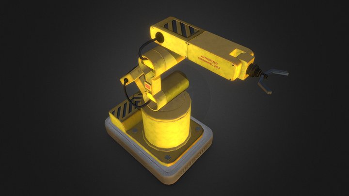 Robot Hand Modeling 3D Model