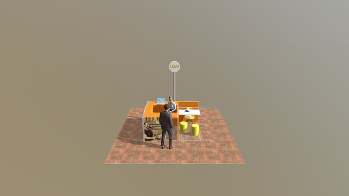 QUIOSQUE 3D Model