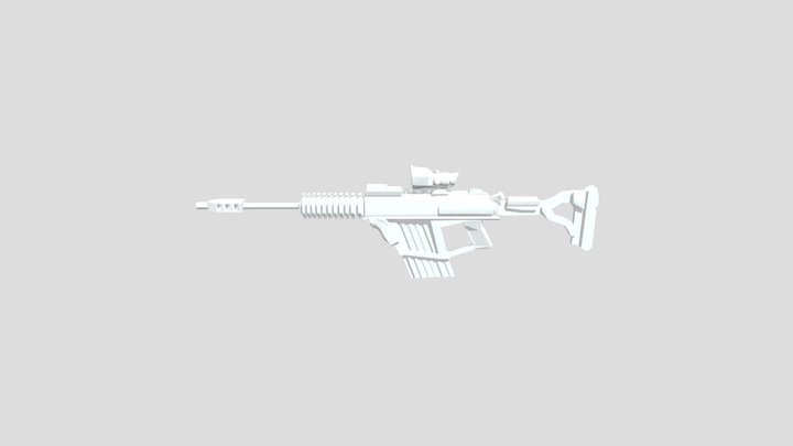 Gun Model 3D Model