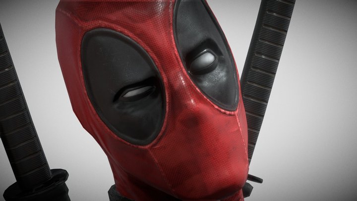 deadpool_-_high_3d_ploy_ready_for_games 3D Model