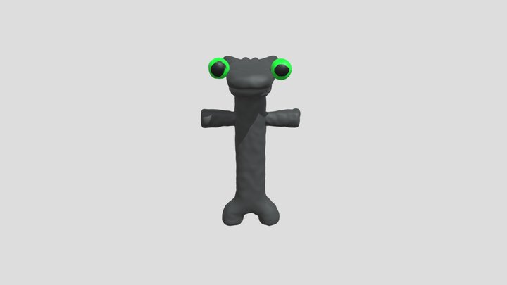 Танцующий мемный дракон "Буззубик" 3D Model