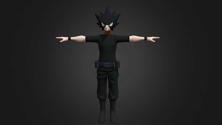 Tokoyami Default - My Hero Ultra Rumble 3D Model