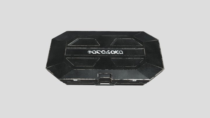CyberPunk weapon crate 3D Model