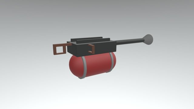Unturned Flamethrower Concept 3D Model