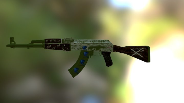 Ak47 3D Model