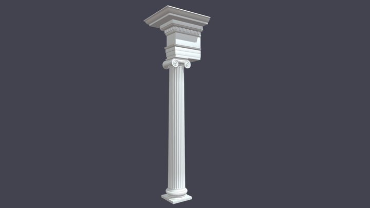 İonic Order 3D Model