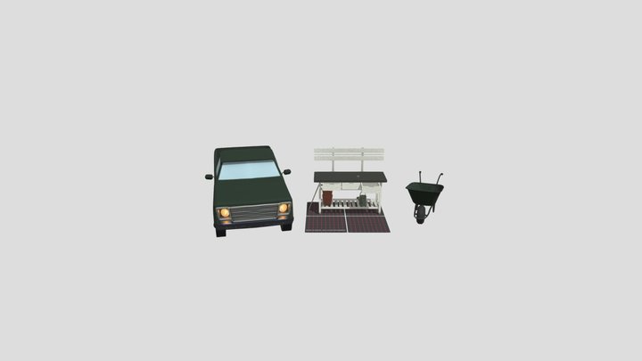 1DAE16_Wauters_Bo_5FinishedProps_Models 3D Model