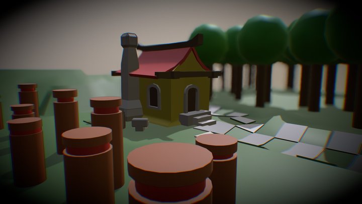 Maison Ninja 3D Model