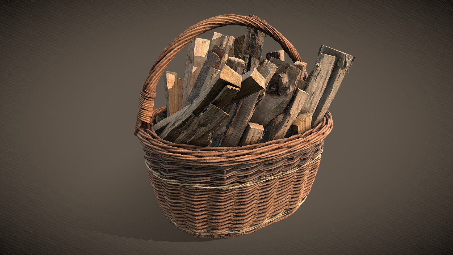 Firewood wicker 2024 basket