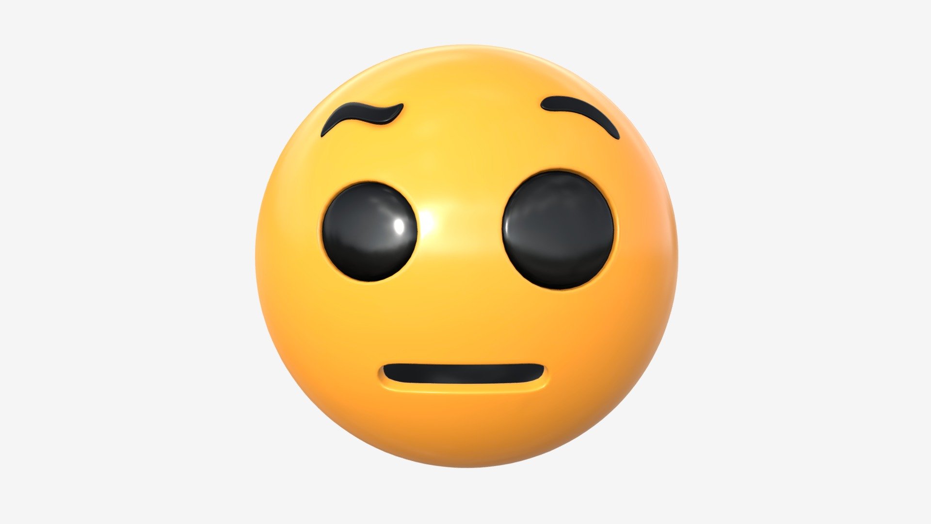 Raised eyebrow emoji head by Haros98 on DeviantArt