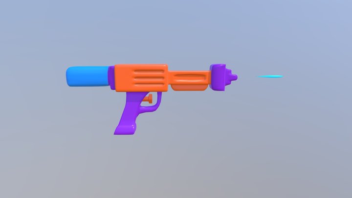 20181126 Pistola Agua GSS 3D Model