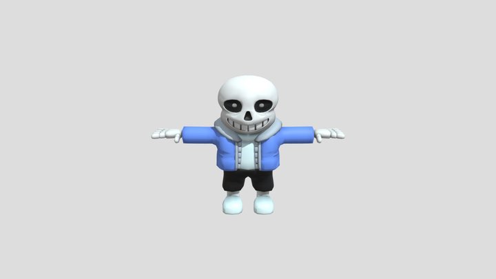 Sans 3D Model
