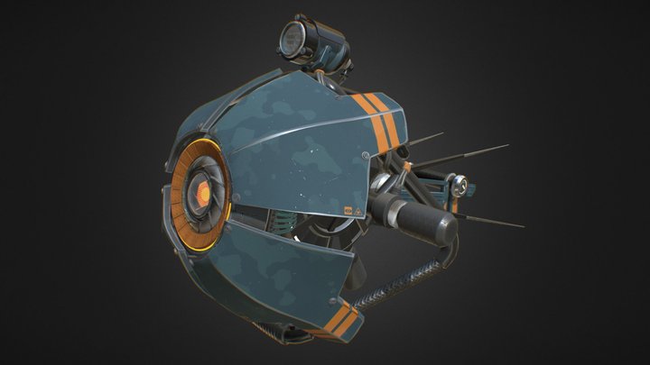 HL2 Scanner Drone 3D Model