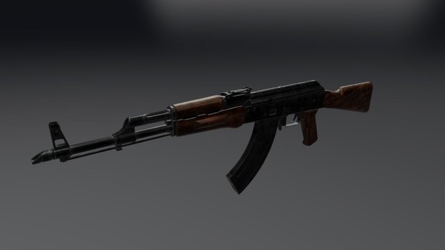 Ak 47 3D Model
