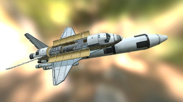 Space Shuttle and KST 3D Model