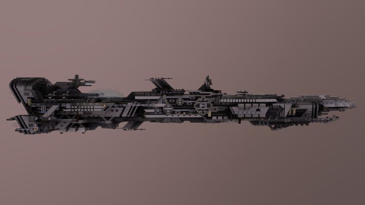 Spaceship Longford 3D Model