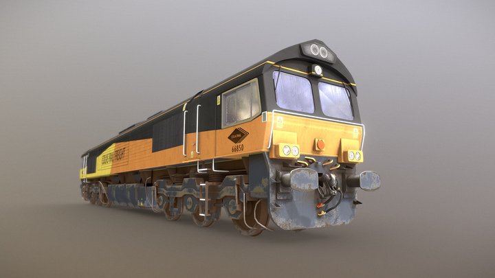Class 66 Colas Rail 3D Model