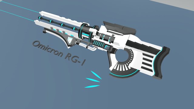 Railgun: Omicron RG-1 3D Model
