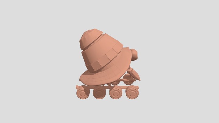 Space Rover 3D Model