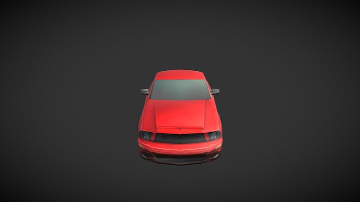 Cartoon Car Mini Toon 3D Model