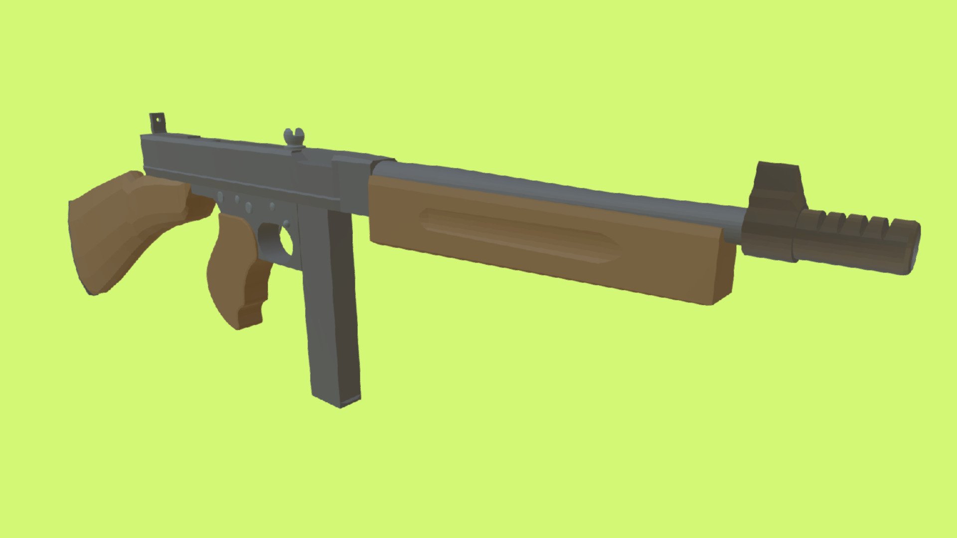 Thompson M1928A1 - 3D model by Larkien [66491e0] - Sketchfab