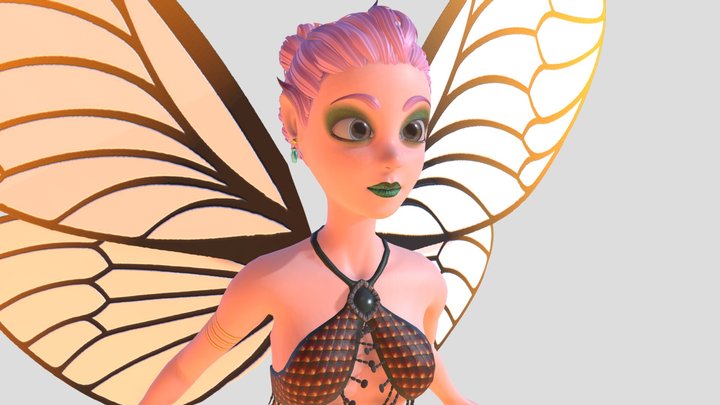 Tiny Fairy 3D Model