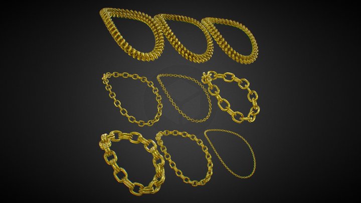 Jewelry Bundle 4 3D Model