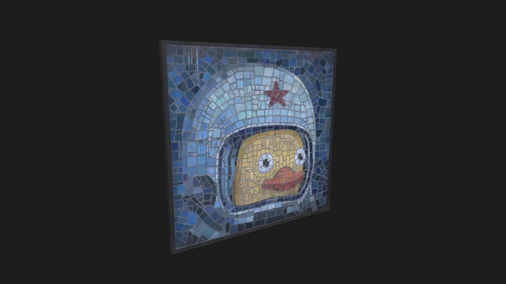 Space Duck Mosaic 3D Model