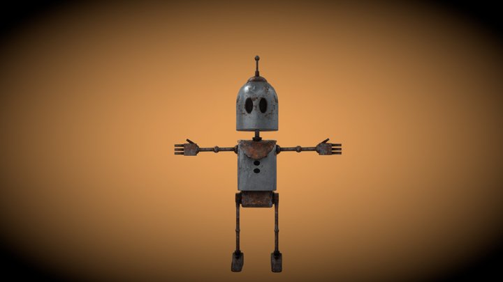 My Lonleny robot 3D Model