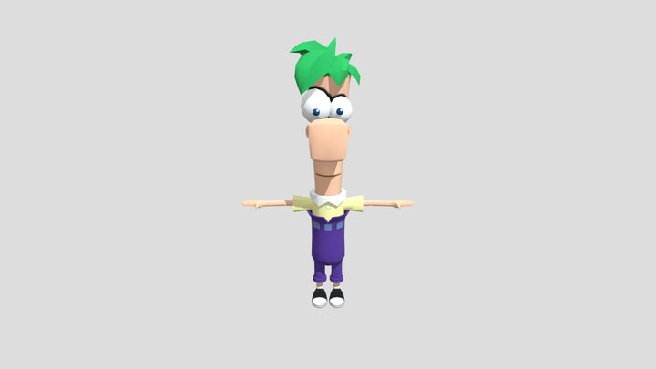 Ferb_rig_mixamo_phineas_and_ferb – Modèle 3D gratuit STL
