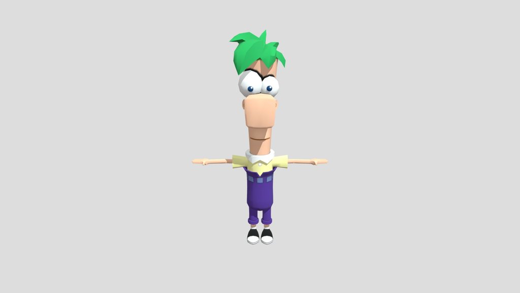 Ferb_rig_mixamo_phineas_and_ferb
